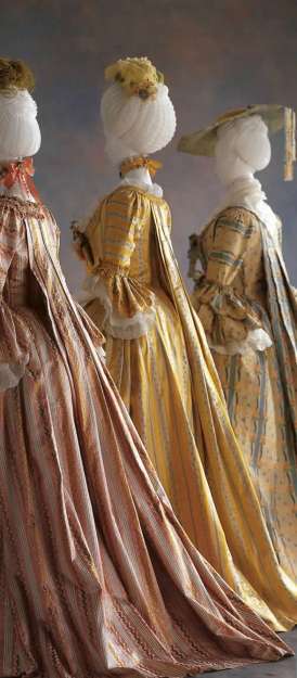 1770-1775s Robe à la française - Kyoto Costume Institute